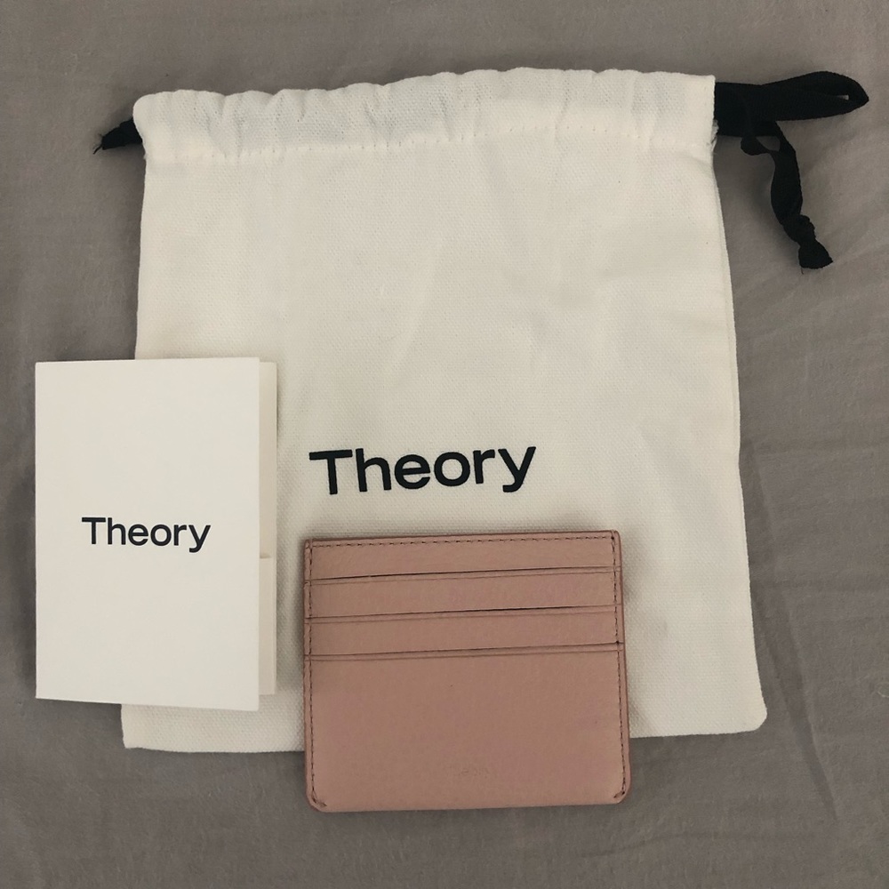 Dusty Pink Leather Card Holder